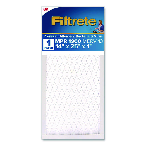 High Performance Air Filter, 14 x 25, 4/Carton