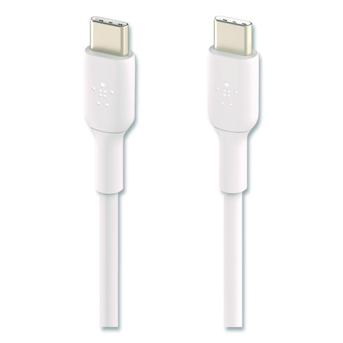 BOOST CHARGE USB-C to USB-C Cable, 3.3 ft, White, 2/Pack