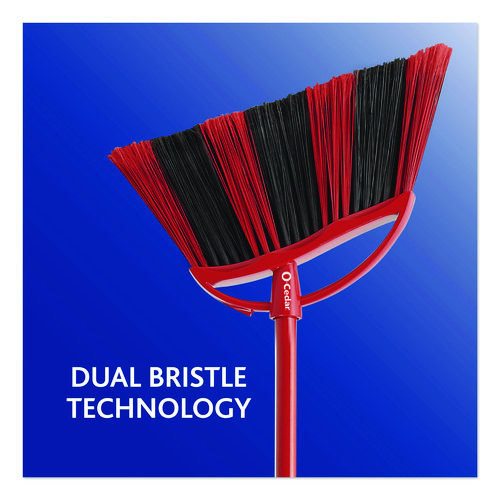 One Sweep Large Broom, 48" Handle, Red/Black/Gray