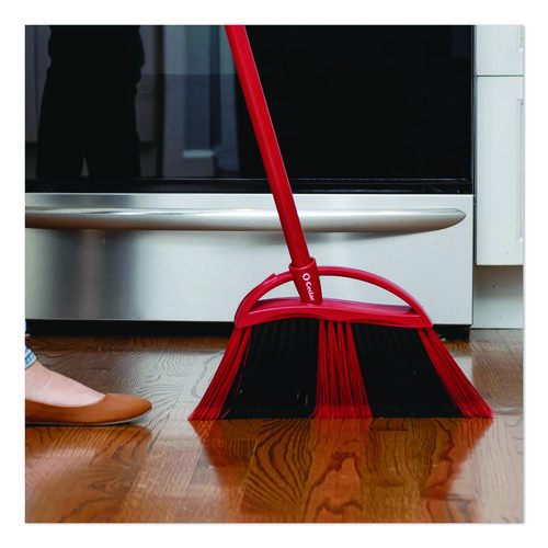 One Sweep Large Broom, 48" Handle, Red/Black/Gray