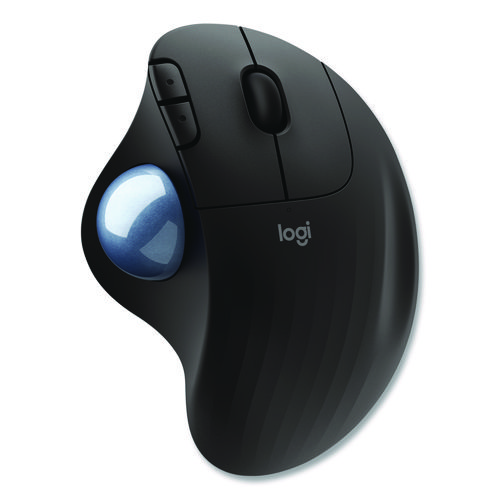 Ergo M575 Trackball, Black, 33 ft, Right Hand Use, Black