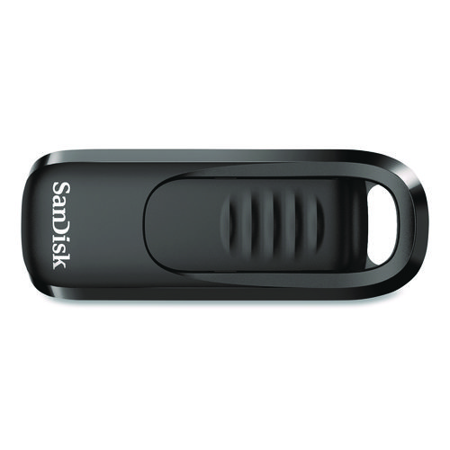 Ultra Slider USB 3.2 Type C Flash Drive, 64 GB, Black