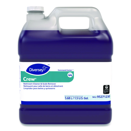 Crew Bathroom Cleaner and Scale Remover, 1.5 gal, 2/Carton