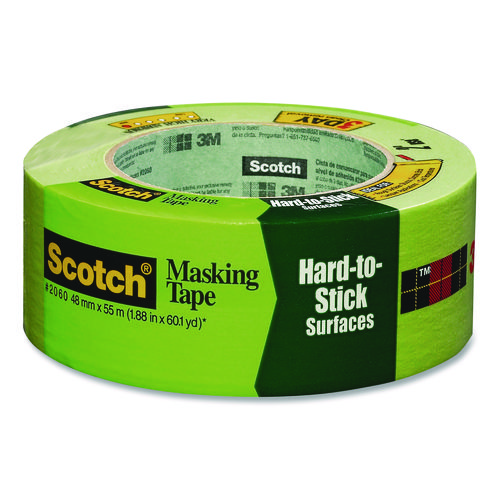 Green Masking Tape, 3" Core, 1.88 x 60 yds