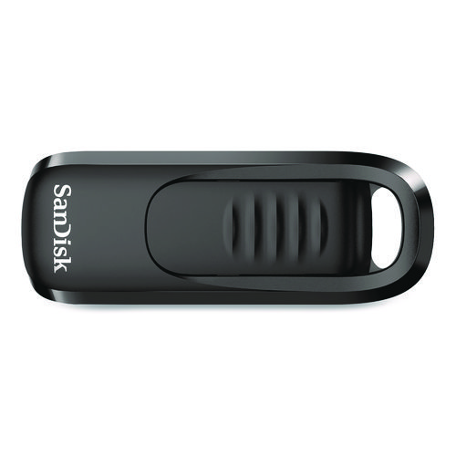 Ultra Slider USB 3.2 Type C Flash Drive, 256 GB, Black