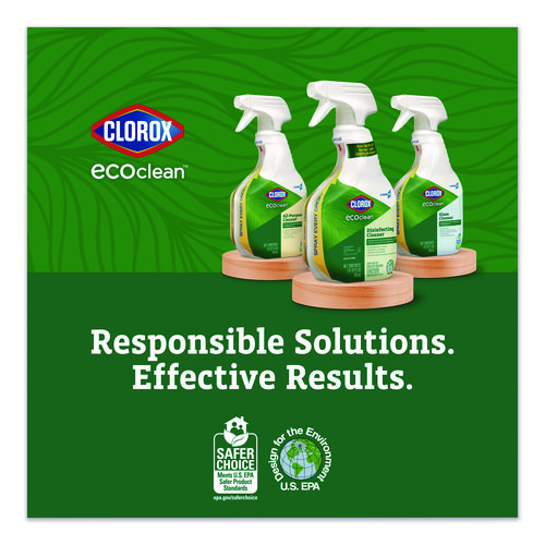 Clorox Pro EcoClean Glass Cleaner, Unscented, 32 oz Spray Bottle