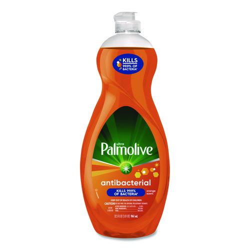 Ultra Antibacterial Dishwashing Liquid, Orange Scent. 32,5 oz Bottle