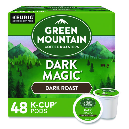 Dark Magic Extra Bold Coffee K-Cups, 0.4 oz, 48/Box