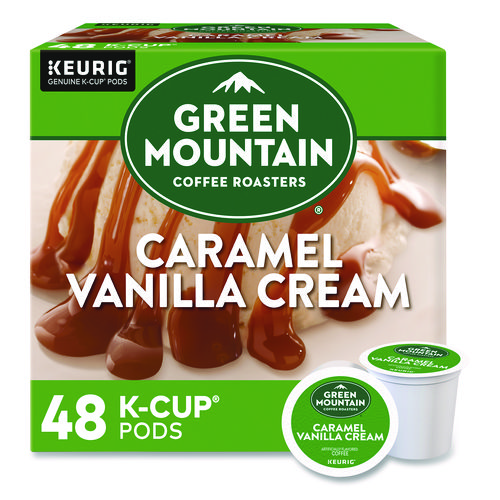 Caramel Vanilla Cream Coffee K-Cups, 0.33 oz, 48/Box