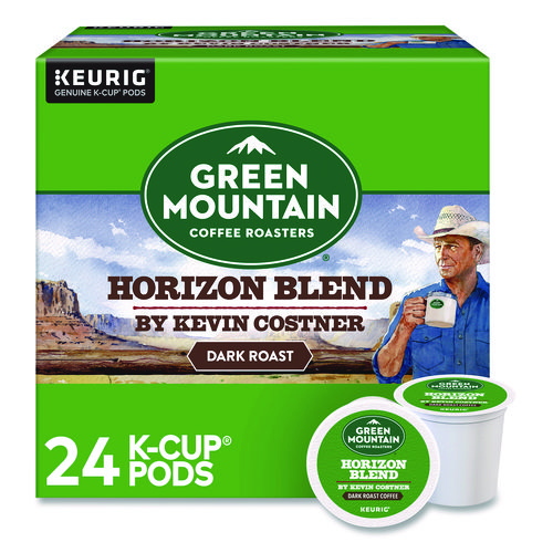 Horizon Blend by Kevin Costner Coffee K-Cups, 0.37 oz, 24/Box