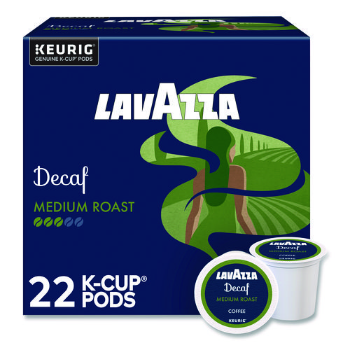 Lavazza Classico Coffee K-Cups, Decaf, 0.41 oz, 22/Box