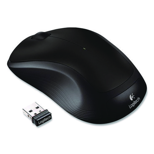 M310 Wireless Mouse, 2.4 GHz Frequency/30 ft Wireless Range, Left/Right Hand Use, Black