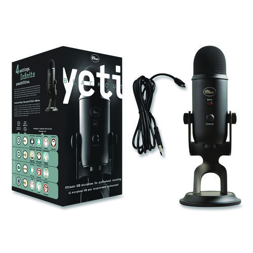 Yeti Professional USB Microphone, Black