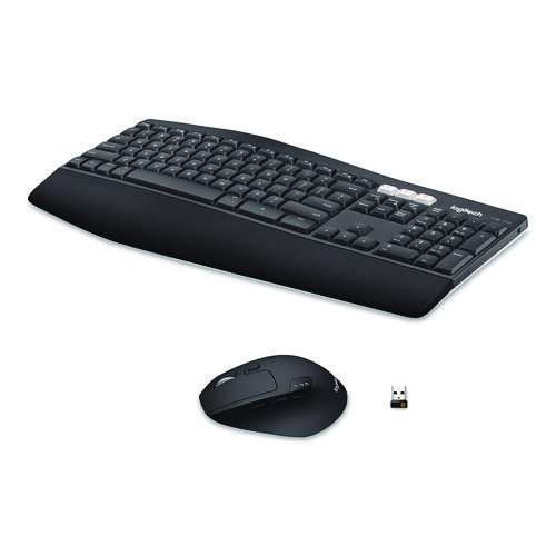 MK850 Performance Wireless Keyboard and Mouse Combo, 2.4 GHz Frequency/33 ft Wireless Range, Black