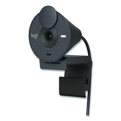 Brio 300 HD Webcam, 1920 pixels x 1080 pixels, 2 Mpixels, Graphite