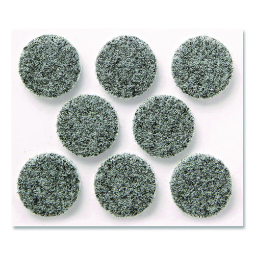 Felt Pad Protectors, 1" Diameter, Gray, 16/Pack