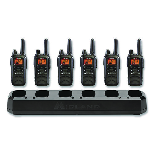 Biztalk Two-Way Business Radio Bundle, 36 Channels, 6/Pack