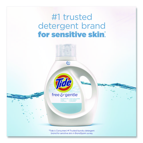 Free And Gentle Liquid Laundry Detergent, 64 Loads, 84 Oz Bottle 