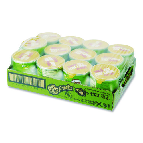 Grab and Go sour Cream and Onion Crisps, 1.4 oz Cans, 12/Box