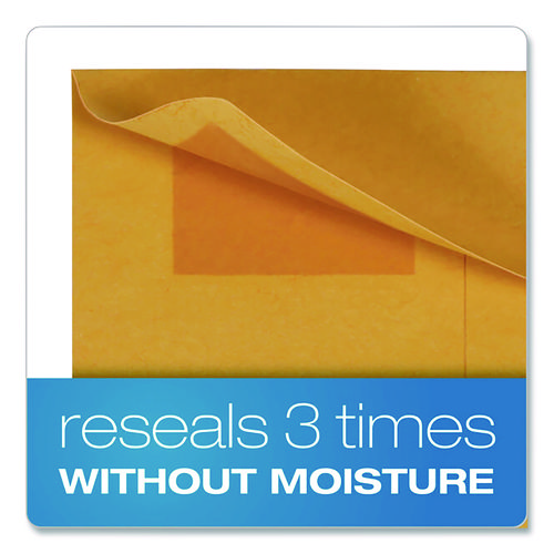 Redi-Seal Coin and Small Parts Envelope, #7, Cheese Blade Flap, Redi-Seal Adhesive Closure, 3.5 x 6.5, Kraft Brown, 500/Box