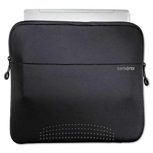 14" Aramon Laptop Sleeve, Neoprene, 14-1/2 X 1 X 10-1/2, Black