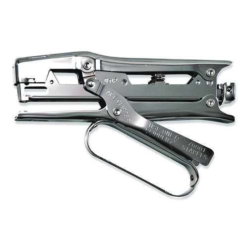 Lightweight Clipper Stapler, 20-Sheet Capacity, 2.63" Throat, Chrome