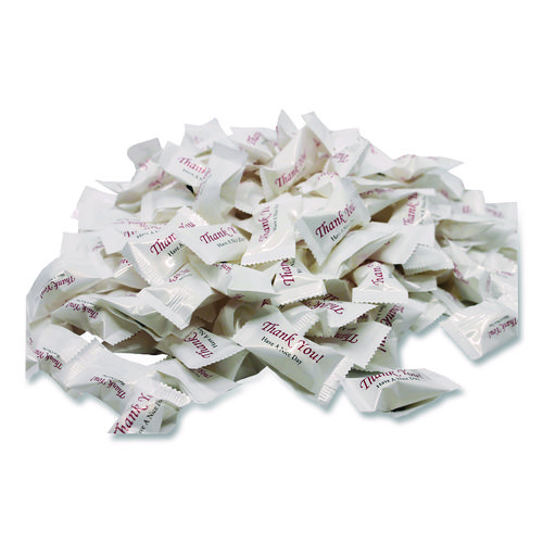 Thank You Have a Nice Day Mints, Peppermint, Individually Wrapped, 1,000/Carton