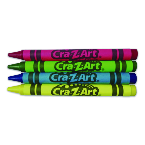 Crayons, 4 Assorted Colors, 4/Box, 12 Boxes/Pack