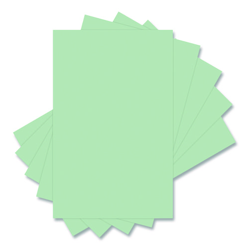 Colors 30% Recycled Multipurpose Color Paper, 20 lb Bond Weight, 11 x 17, Pastel Green, 500/Ream