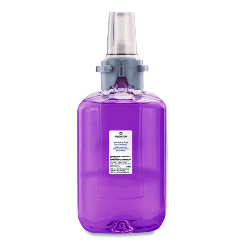 Antibacterial Foaming Hand Soap Refill for ADX-12 Dispensers, Plum Scent, 1,250 mL, 3/Carton