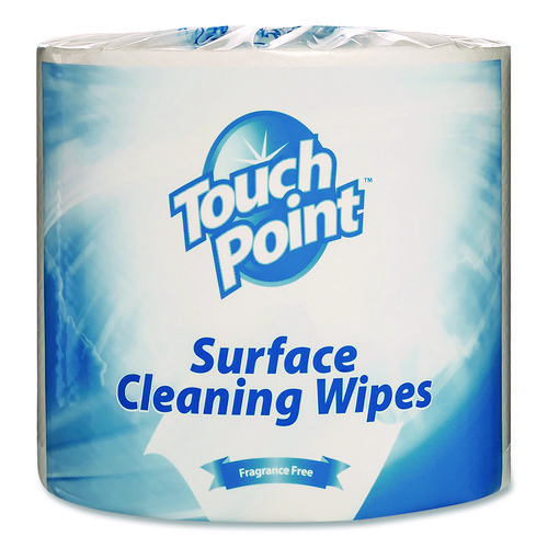 Facility Cleaning Wipes, 8 x 6, Fragrance-Free, 900/Roll, 2 Rolls/Carton