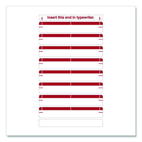 Type-On Write-On Sheet Style Labels, 8 Labels/Sheet, 31 Sheets/Pack