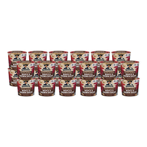 Instant Oatmeal, Maple Brown Sugar, 1.69 oz Packet, 24/Carton