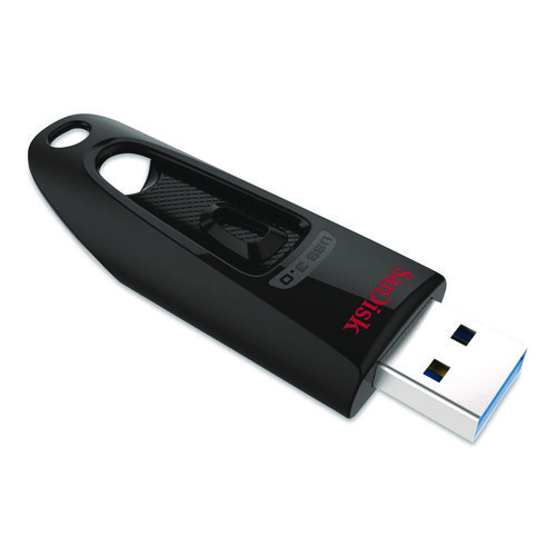 Ultra USB 3.0 Type A Flash Drive, 128 GB, Black