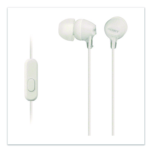 MDREX15AP Fashion Color EX Earbuds, White