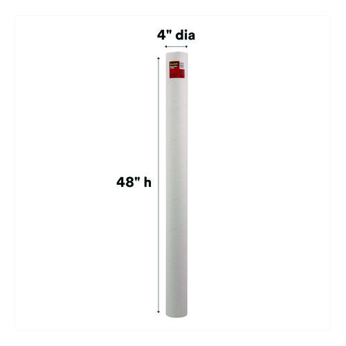 Mailing Tube, 48" Long, 4" Diameter, White