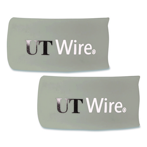 Speedy-Wrap Magnetic Cable Wrap, 0.82" x 10", Gray, 2/Pack