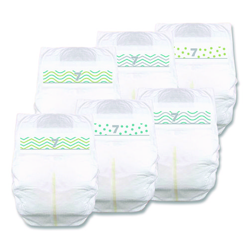 Premium Jumbo Diapers, Size 7, 41 lbs and Up, 80/Carton