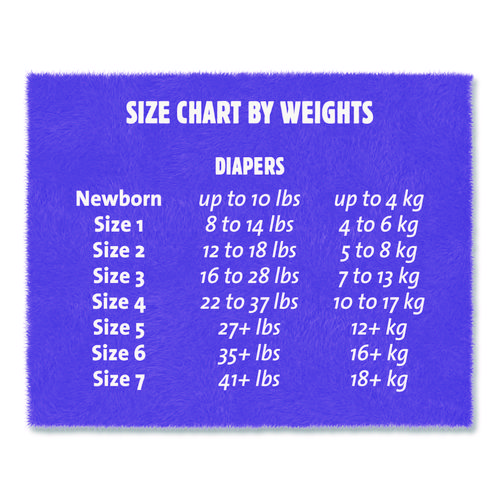 Premium Jumbo Diapers, Size 7, 41 lbs and Up, 80/Carton