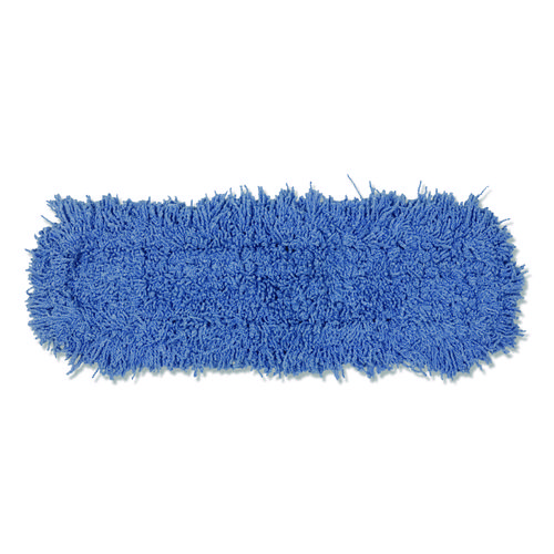 Dust Mop Head, Synthetic Blend, 48" Width, Blue