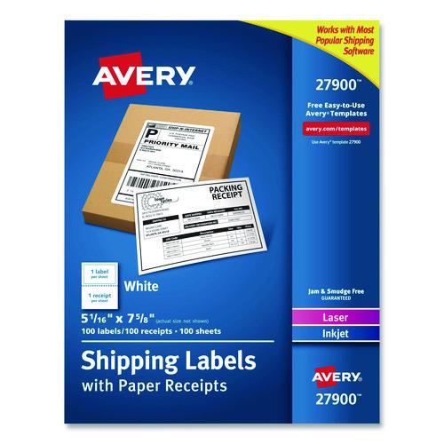 600 Shipping Labels, 2 Labels Per Sheet - Inkjet & Laser - , Paypal - Foto 2