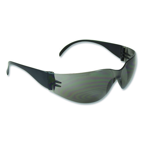 Zenon Z12 Rimless Indoor/Outdoor Optical Eyewear, Scratch-Resistant, Gray Lens, Black Frame