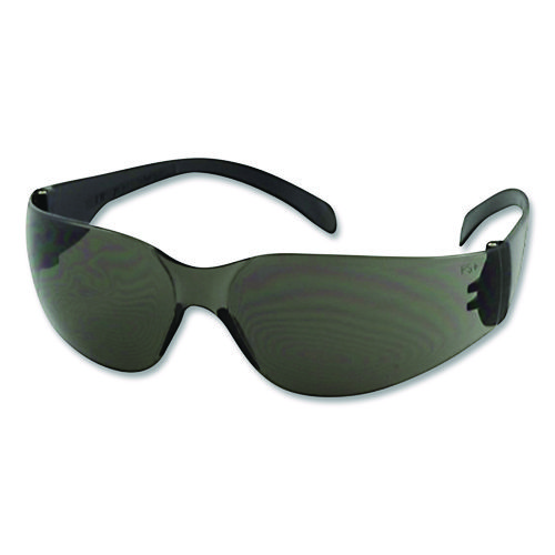 Zenon Z12 Rimless Indoor/Outdoor Optical Eyewear, Scratch-Resistant, Gray Lens, Black Frame