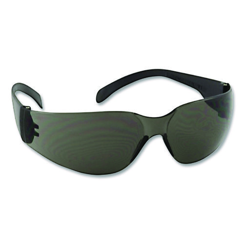 Zenon Z12 Rimless Indoor/Outdoor Optical Eyewear, Scratch-Resistant, Gray Lens, Black Frame