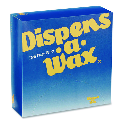 Dispens-A-Wax Waxed Deli Patty Paper, 6 x 6, 1,000 Sheets/Box, 10 Boxes/Carton