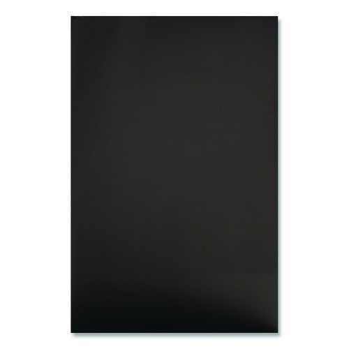 Premium Foam Display Board, CFC-Free Polystyrene, 24 x 36, Black Surface and Core, 12/Carton