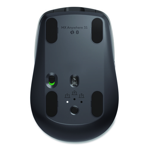 MX Anywhere 3S For Business Wireless Mouse, 33 ft Wireless Range, Right Hand Use, Graphite