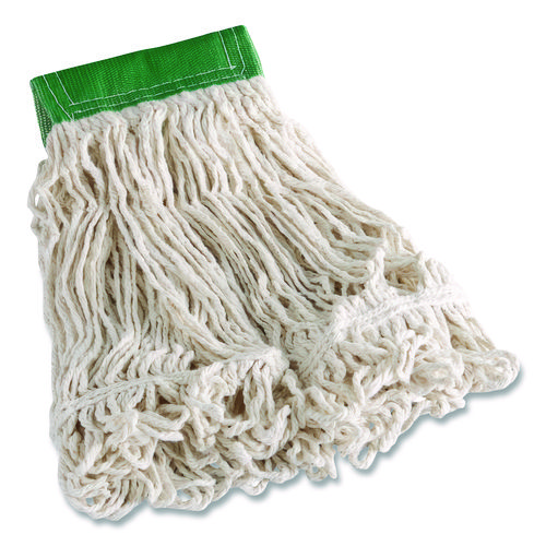 Super Stitch Blend Mop Head, Cotton/Synthetic, Medium, White