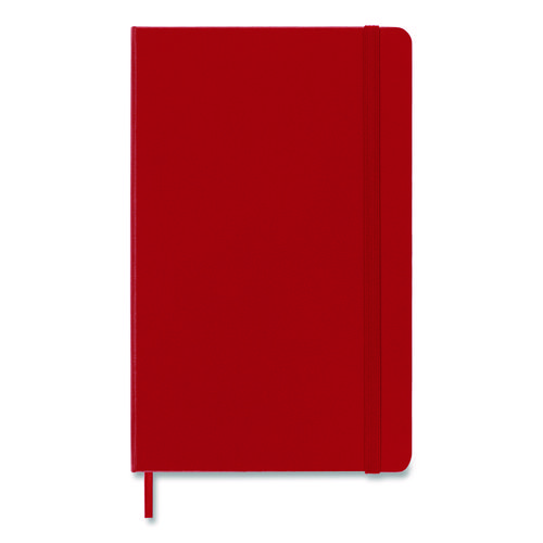 Classic Colored Hardcover Notebook, 1-Subject, Narrow Rule, Red Cover, (240) 8.25 x 5 Sheets