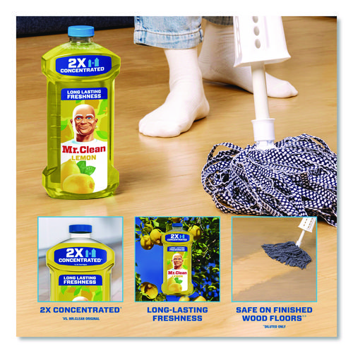 Multi-Surface Antibacterial Cleaner, Lemon Scent, 23 oz Bottle, 6/Carton